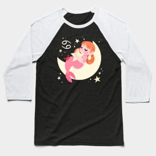 Cancer Mermaid Baseball T-Shirt